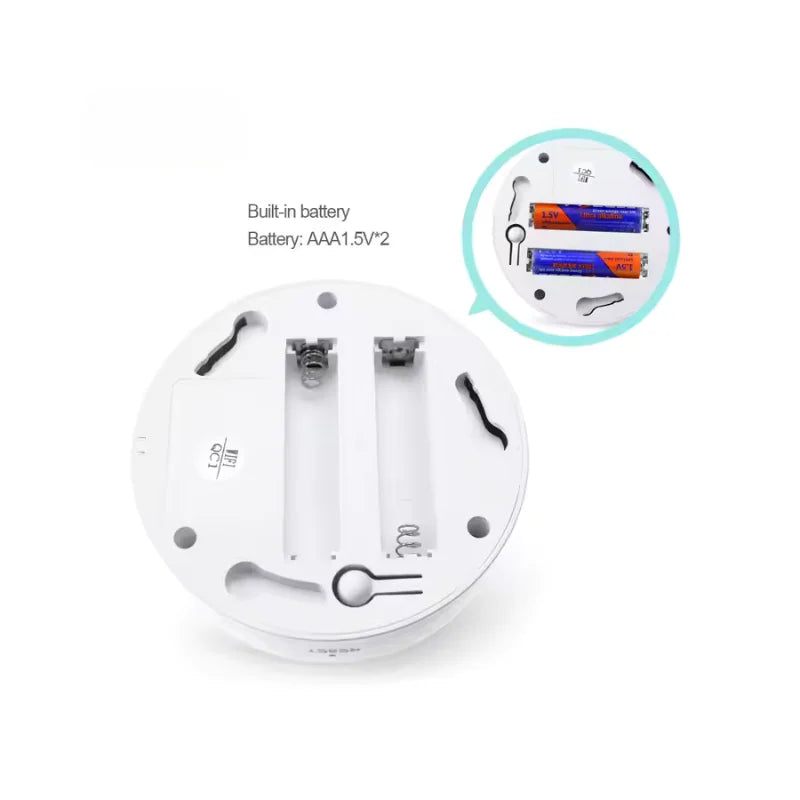 Détecteur de fumée – Détecteur de fumée WiFi – 80 dB + bandes adhésives