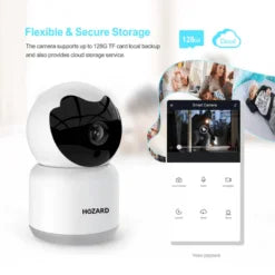 Caméra de sécurité – 1080P – Caméra pour animaux – WiFi – Compatible avec les packs A à D