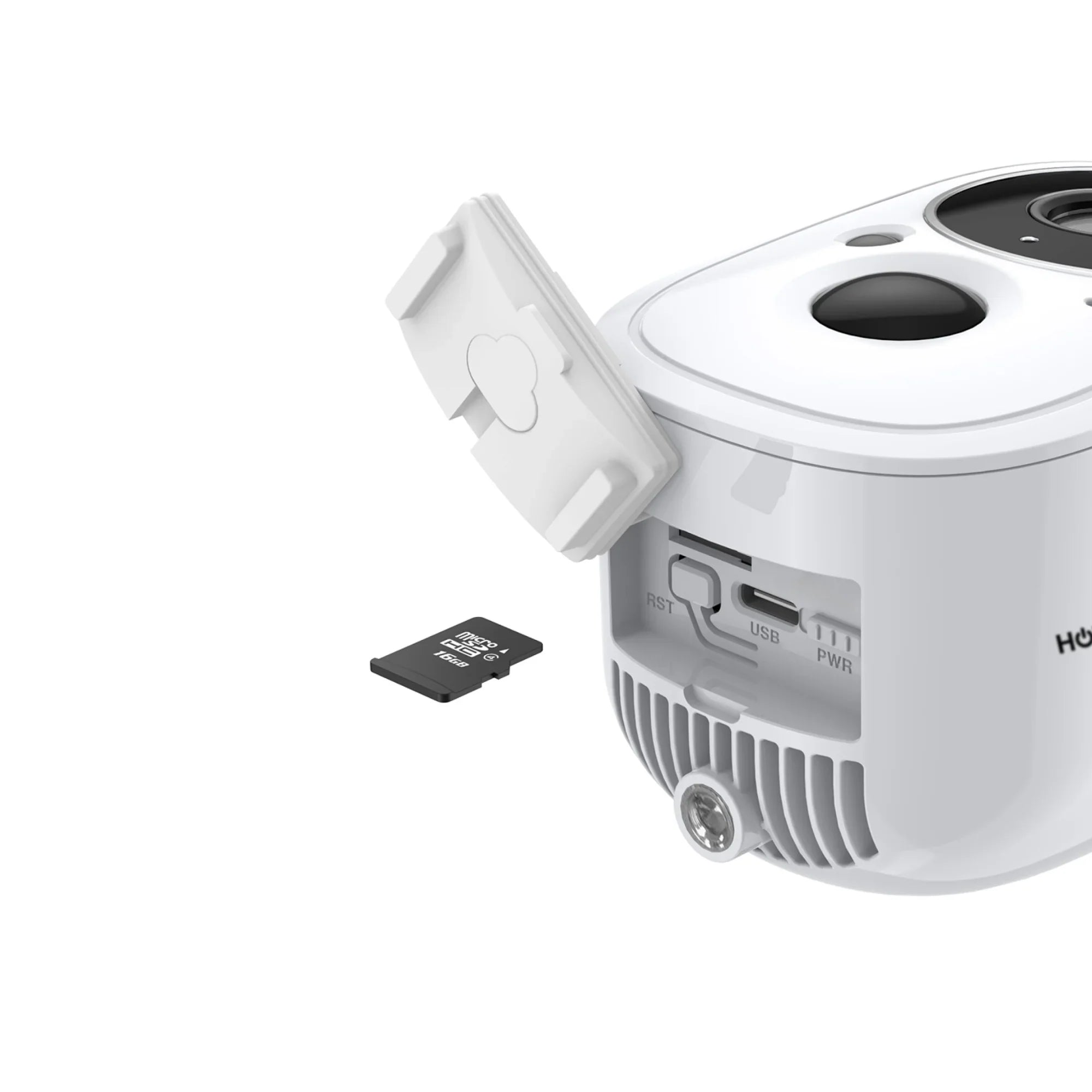 Caméra de surveillance 2,5K UHD intérieure & extérieure – caméra WiFi sans fil à batterie + 32 Go