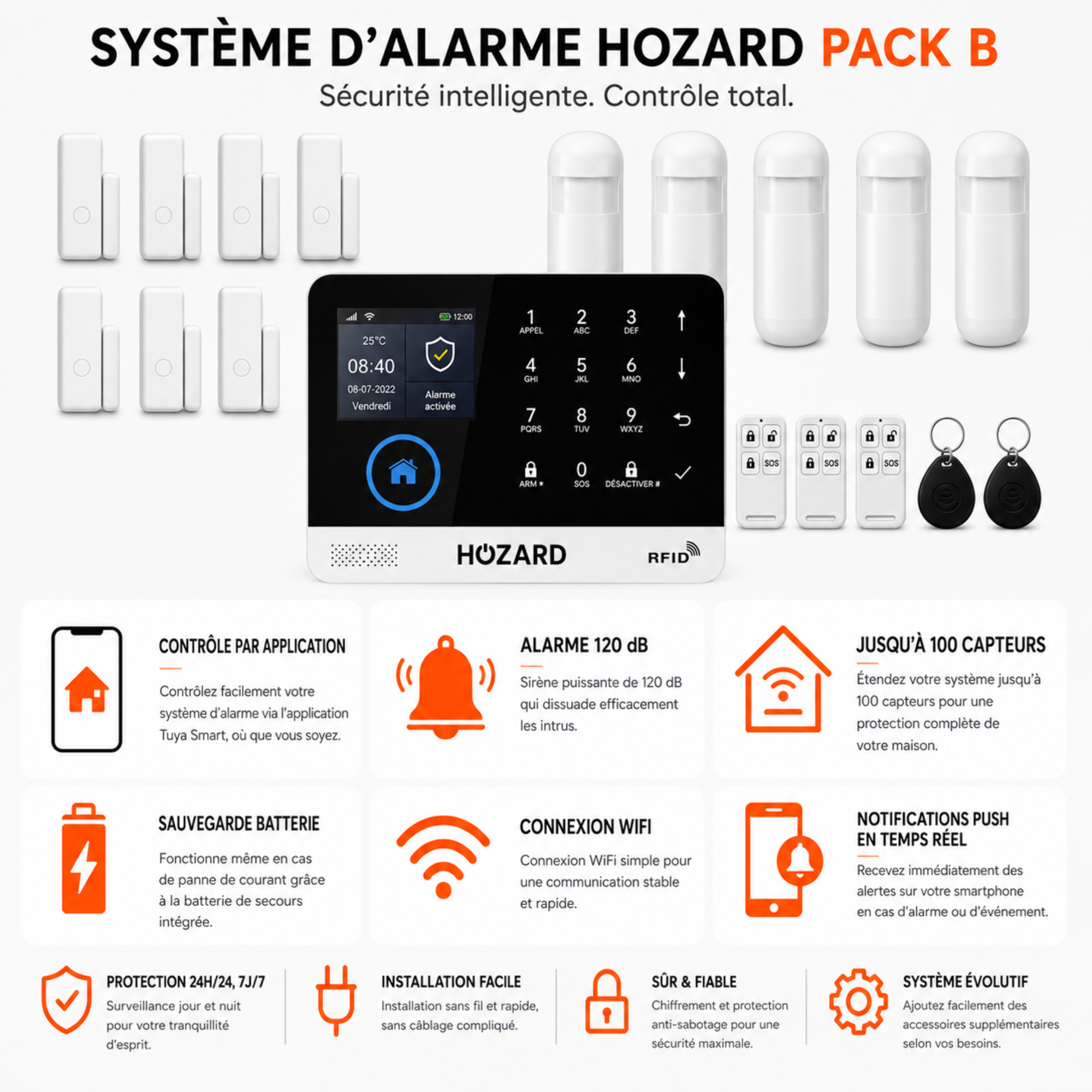Alarme Maison Pack B