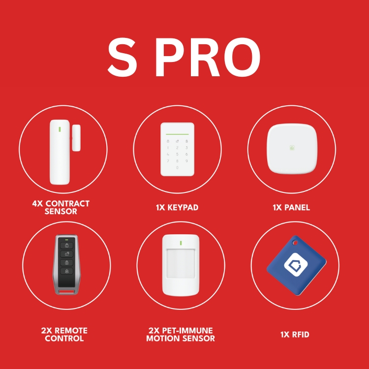 Alarme Maison Pack S Pro - Wi-Fi & 4G
