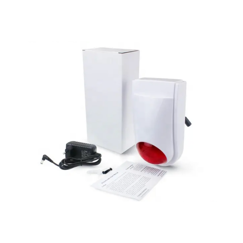 Sirène Extérieure Sans Fil – 110 dB – Pack A à D