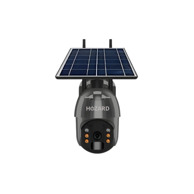Caméra de sécurité 4G – Caméra extérieure 2K avec panneau solaire – Détection intelligente AI – Noir
