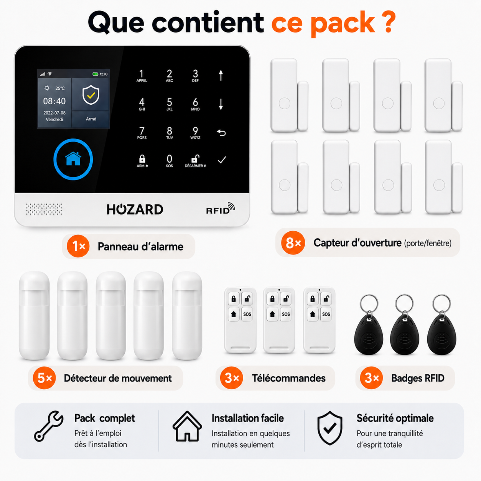 Alarme Maison Pack B