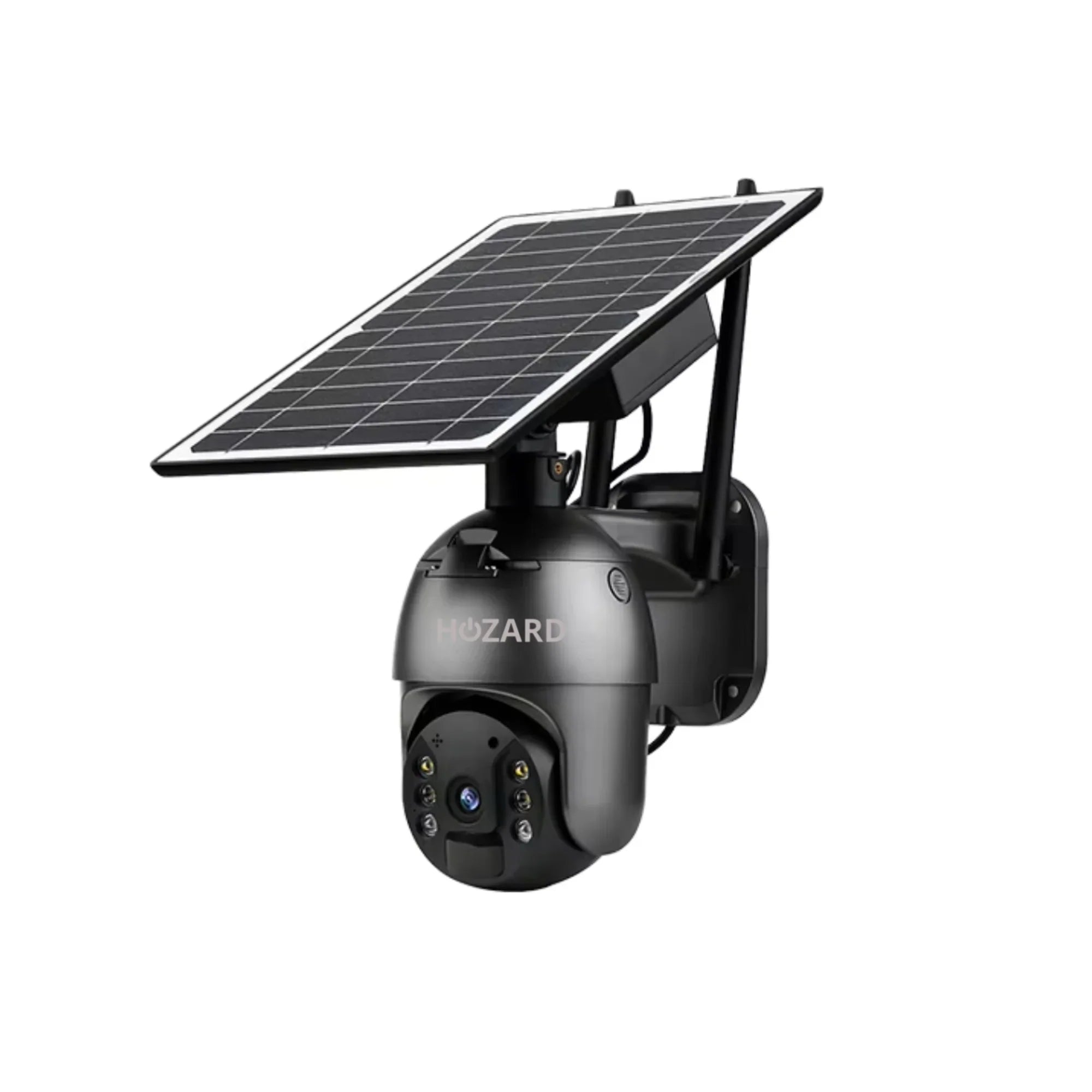 Caméra de sécurité 4G – Caméra extérieure 2K avec panneau solaire – Détection intelligente AI – Noir