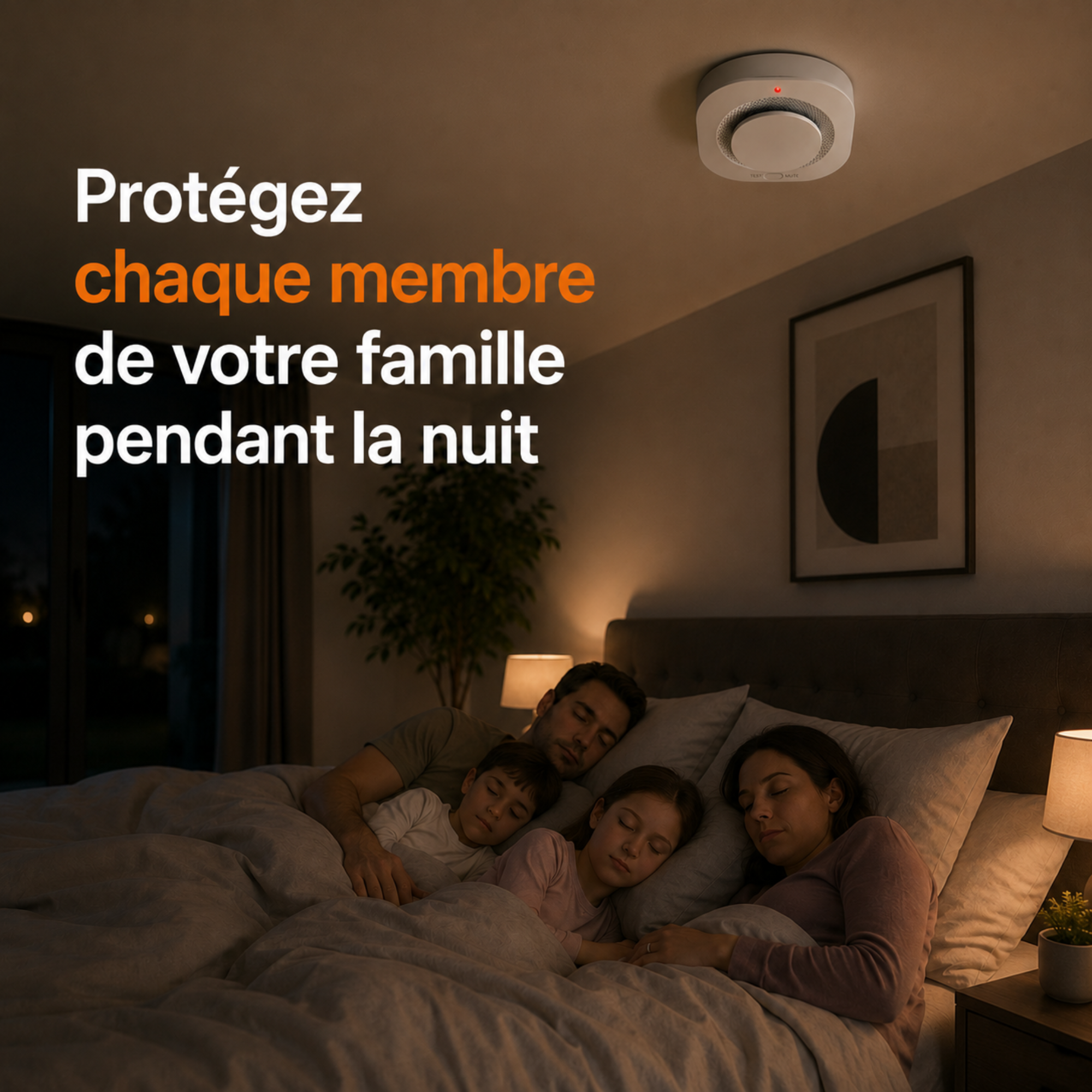 Détecteur de Fumée – Détecteur de Fumée Sans Fil – Pack A à D