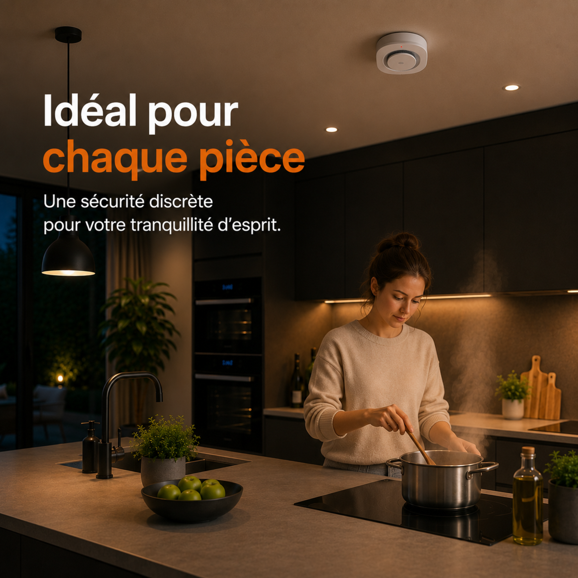 Détecteur de Fumée – Détecteur de Fumée Sans Fil – Pack A à D