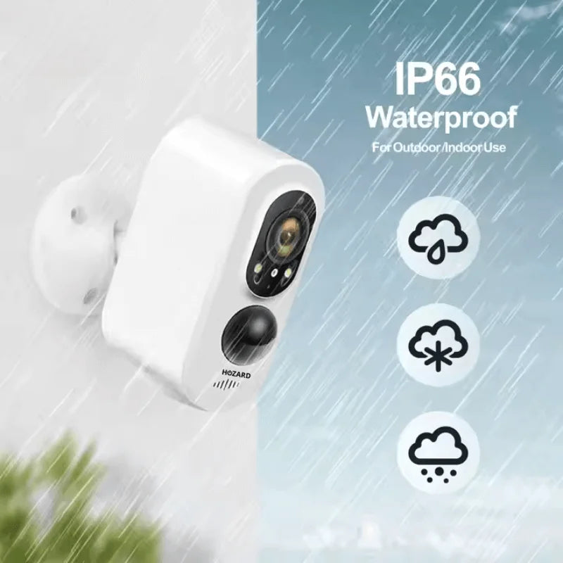 Caméra de Surveillance Extérieure – Alarme Avec Panneau Solaire – IP66 – Inclut Carte SD 32 GB – Pack A à D