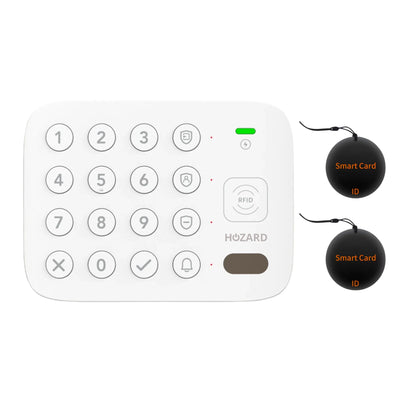 Panneau de commande intelligent V2 – batterie longue durée – 2 badges RFID