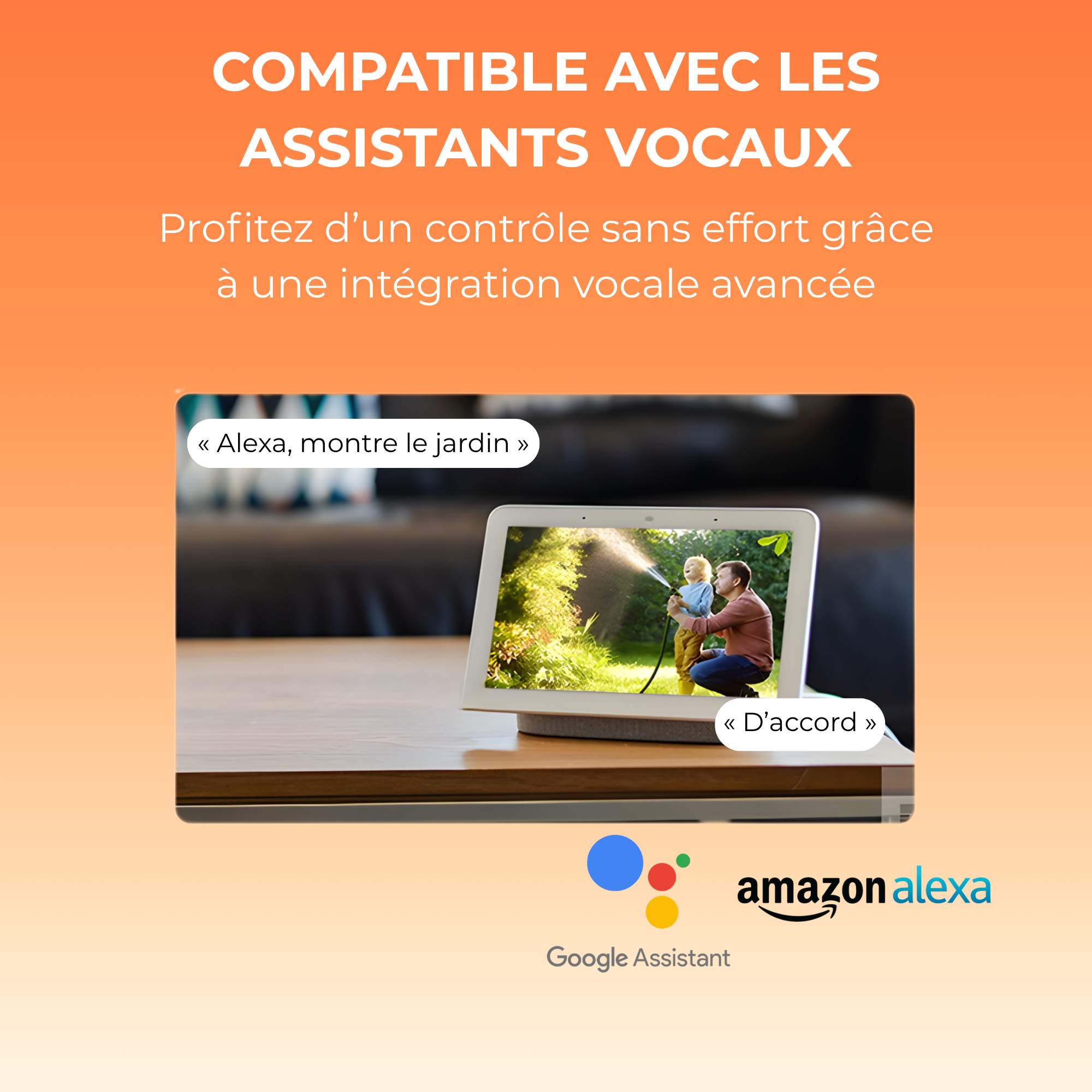 Système de 4 caméras de sécurité extérieures 4K UHD – Solaire & IP66 + HomeBase 64 Go